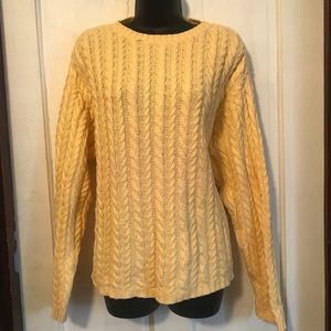 Yellow Eddie Bauer Sweater